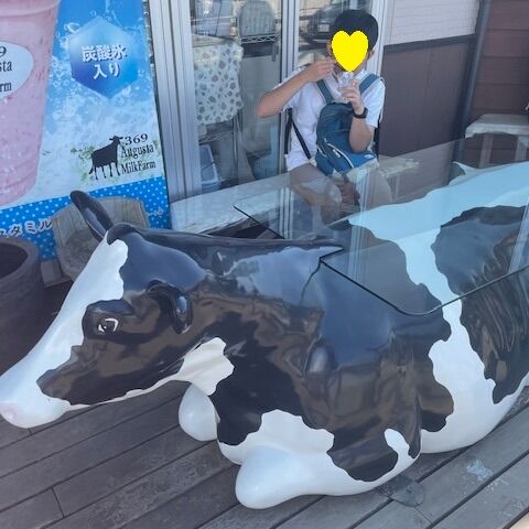 牧場アイス屋さんは沢山ありますがお店のすぐ隣に牧場がある泉区のアイス工房。隣にバームクーヘン専門店ができていたので次回行ってみたいです。