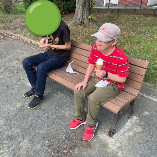 主任とお散歩へ♪