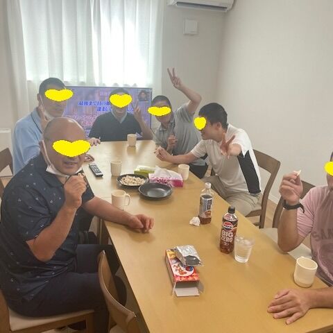 ハート💛のおっとっとを作って汲沢、尾月の入居者さんも参加して食べました。＃グループホーム＃おっとっと